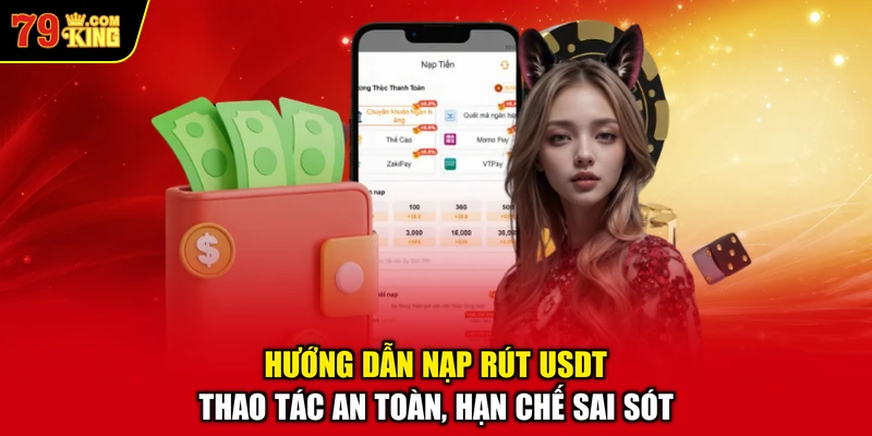 Hướng Dẫn Nạp Rút USDT – Thao Tác An Toàn, Hạn Chế Sai Sót